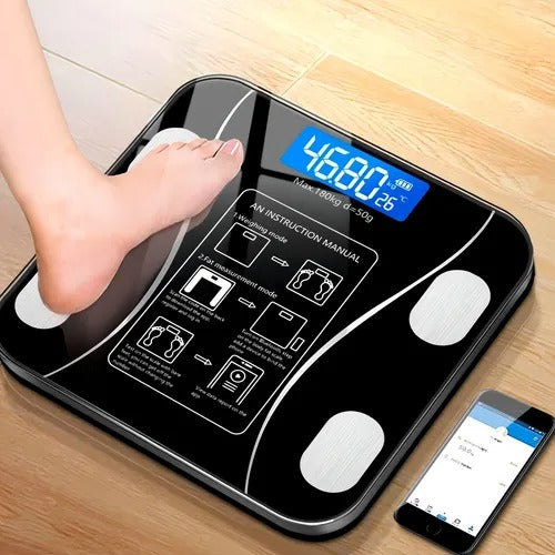Balanza Bascula Digital Con Bluetooth